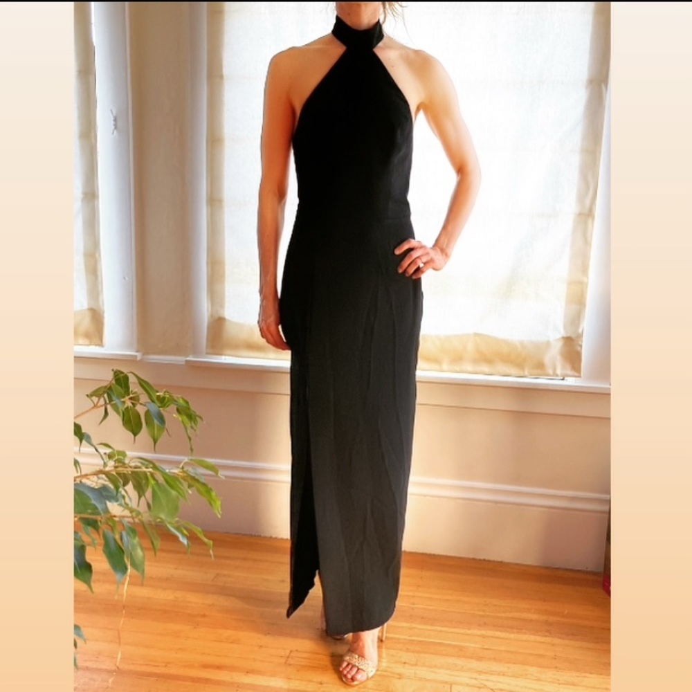 Queen Gown in Black Amanda Uprichard XS - TAILORED